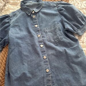 Denim Button-Up (Snaps) Shirt